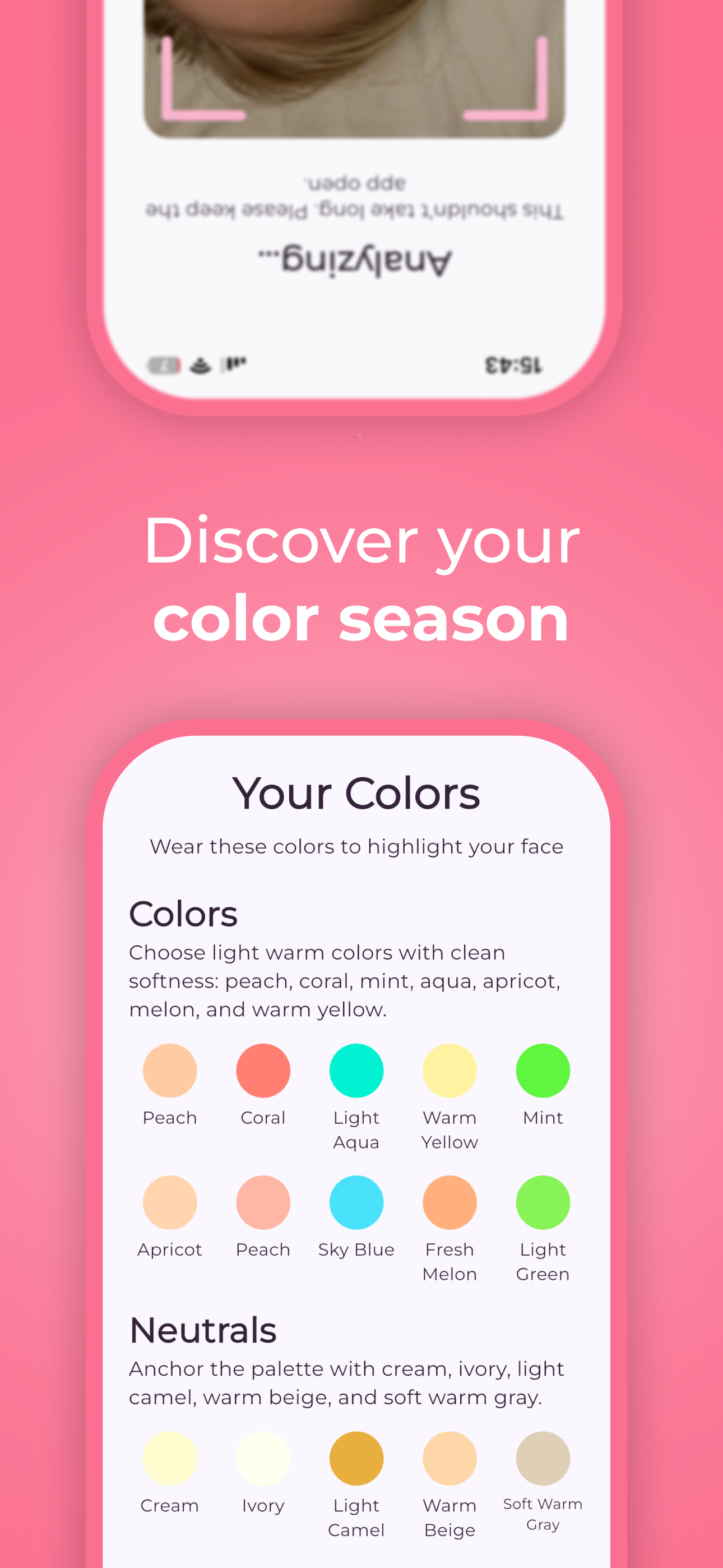 Color Season Scan
